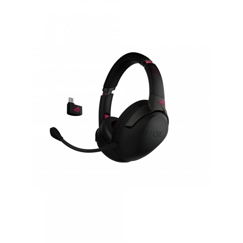 Гарнитура игровая ASUS ROG Strix Go 2.4 Electro Punk WL/3.5mm/USB Black