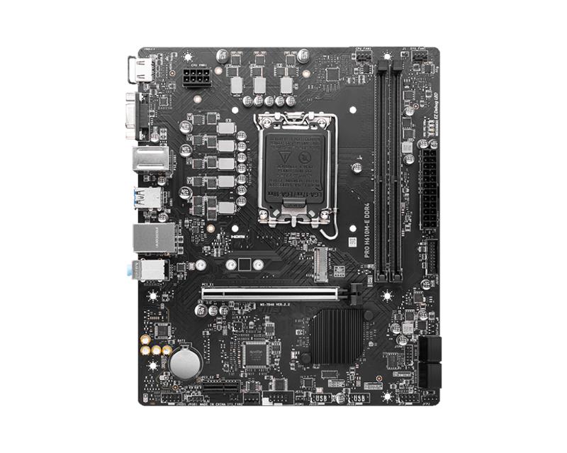 Материнcька плата MSI PRO H610M-E DDR4 s1700 H610 2xDDR4 M.2 HDMI D-Sub mATX
