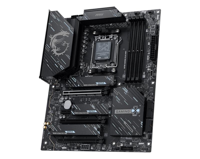 Материнcька плата MSI X870E GAMING PLUS WIFI sAM5 X870E 4xDDR5 M.2 HDMI WiFi BT ATX