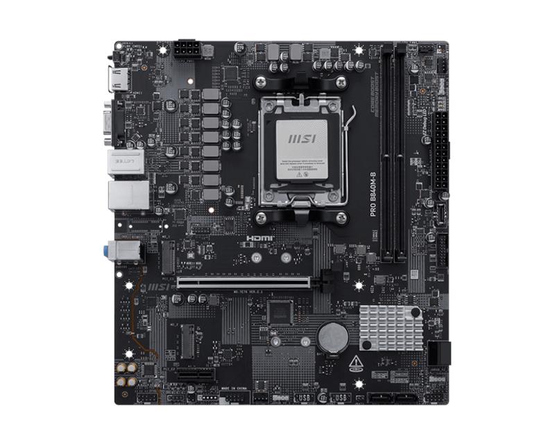 Материнcька плата MSI PRO B840M-B sAM5 B840 2xDDR5 M.2 HDMI DSub mATX