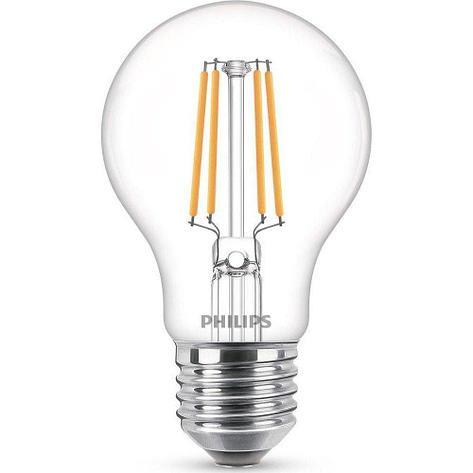 Лампа светодиодная  Philips FIL LEDClassic A60 E27 6W 3000K