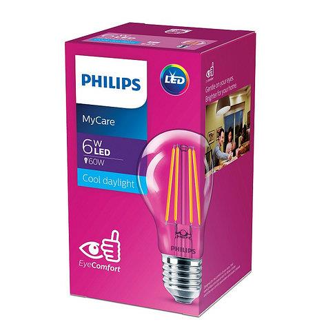 Лампа светодиодная PhilipsLEDClassic 6-60W A60 E27 865 CL NDAPR