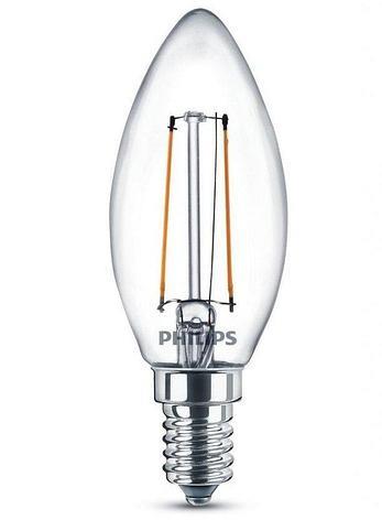 Лампа светодиодная Philips LEDClassic 4-40W B35 E14 830 CL NDAPR