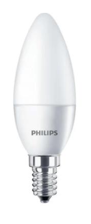 Лампа светодиодная Philips ESSLEDCandle 5.5-60W E14 840 B35NDFR RCA