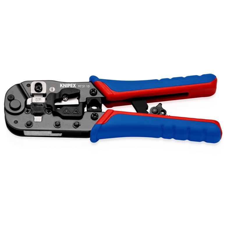 Кліщі обтискні KNIPEX Western, для обтиску штекерів 190мм фосфатовані 0.345кг