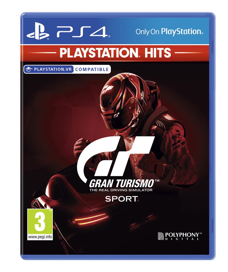 Игра PS4 Gran Turismo Sport (поддержка VR) (Хиты PlayStation) [Blu-Ray диск]