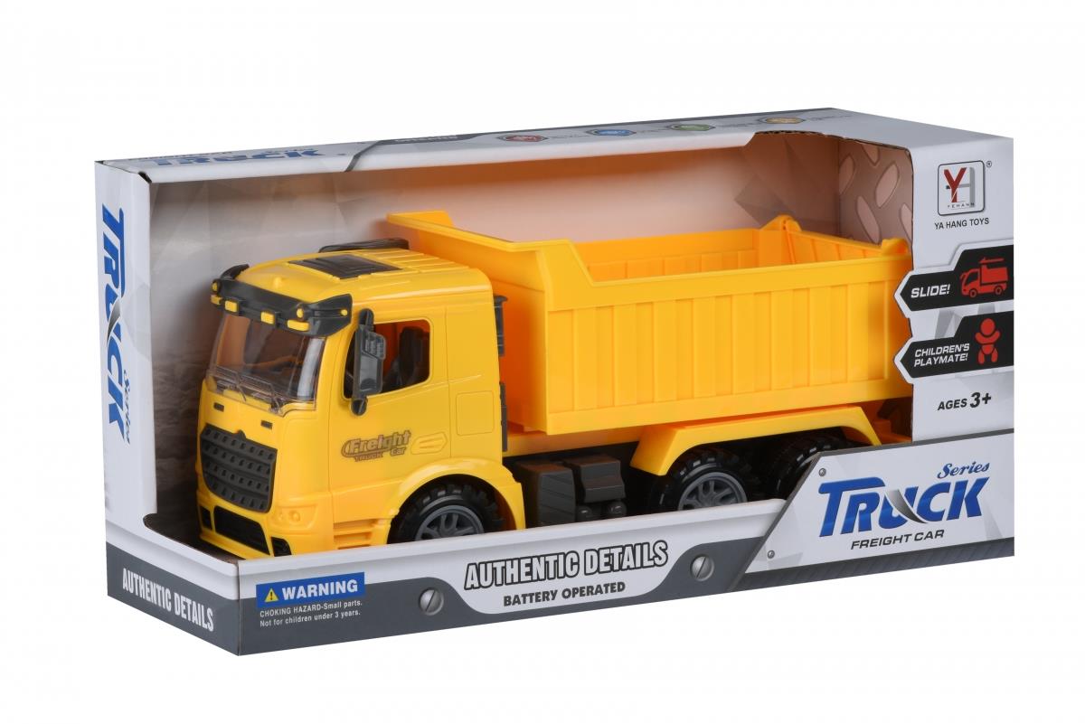 Машинка инерционная Same Toy Truck Самосвал желтый 98-611Ut-1