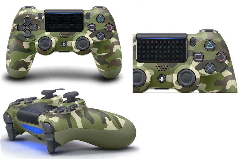 Геймпад беспроводной PlayStation Dualshock v2 Green Cammo