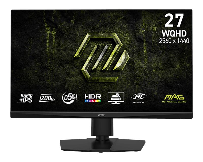 Монітор MSI 27" MAG 272QPF-E20 2xHDMI, DP, Audio, IPS, 2560x1440, 200Hz, 0.5ms, sRGB 127%, G-SYNC, FreeSync, Pivot, HDR400