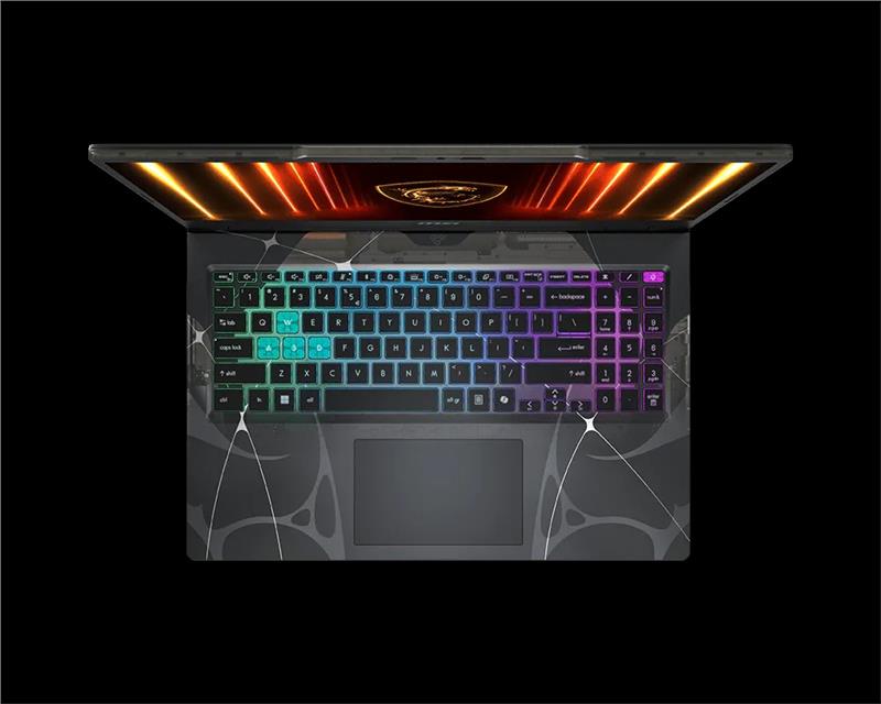 Ноутбук MSI Cyborg 15 B2RWFKG-1253XUA 15.6 FHD, Intel 7-240H, 16GB, F512GB, NVD5060-8, DOS, чорний