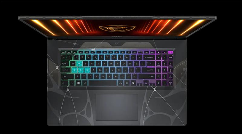 Ноутбук MSI Cyborg 17 B2RWEKG-418XUA 17.3 FHD, Intel 7-240H, 16GB, F1TB, NVD5050-8, DOS, чорний