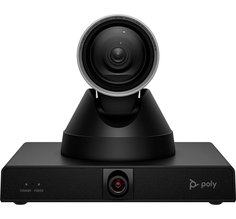 Конференц-камера Poly Studio E60, 12x Optical Zoom, 2 об'єктиви 4K, PTZ, сертифікати Microsoft Teams, Zoom, чорний