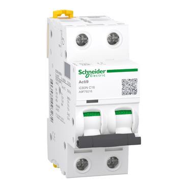 Автоматичний вимикач Schneider Electric, IC60N 2P C 16A (6kA)