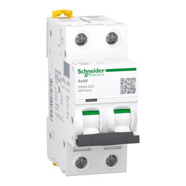 Автоматичний вимикач Schneider Electric, IC60N 2P C 25A (6kA)