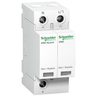 Обмежувач перенапруги Schneider Electric, iPRD20 1P+N 40/15kA 350V