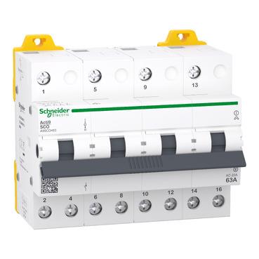 Перемикач навантаження Schneider Electric, Acti9 iSSW 1-0-2 4P 63A 400/415B