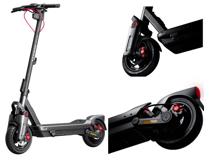Електросамокат Segway-Ninebot MAX G3 E, сірий