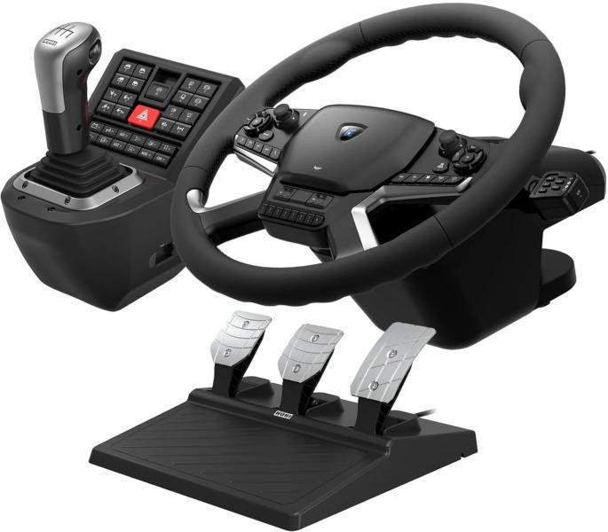 Кермо і педалі HORI Force Feedback Truck Control System для ПК