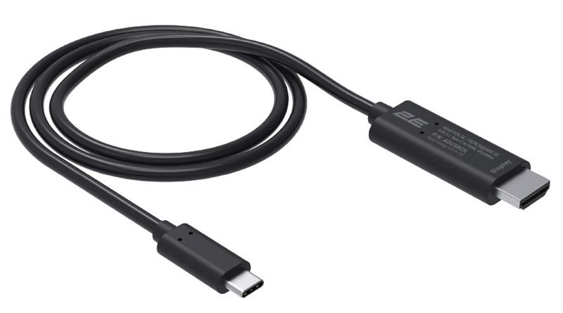 Адаптер 2E ADUSBCH USB-C to HDMI 4K 60Hz 1m