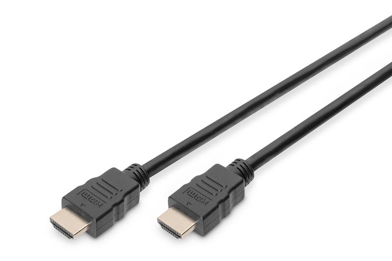 Кабель DIGITUS HDMI (M/M), High speed/Ethernet, 3м, чорний
