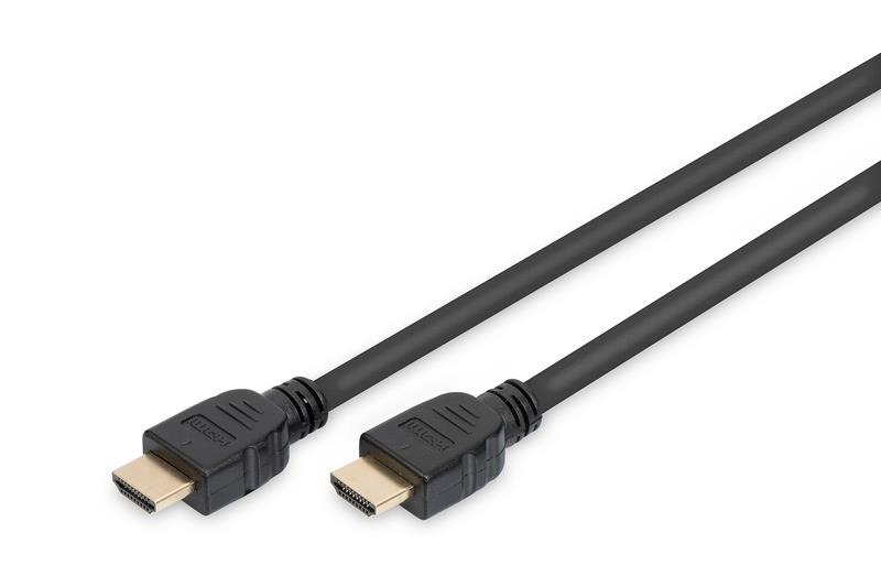 Кабель DIGITUS HDMI (M/M), 8K, Ultra High speed/Ethernet, 5м, чорний