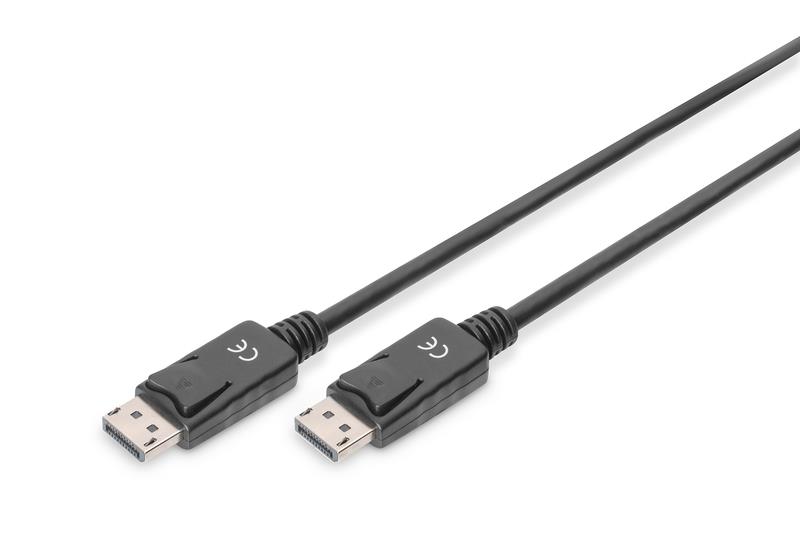 Кабель DIGITUS DisplayPort (AM/AM), 1м, чорний