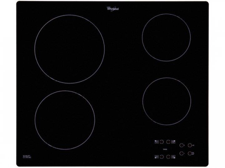 Варильна поверхня Whirlpool електрична склокерамічна, 60см, чорний