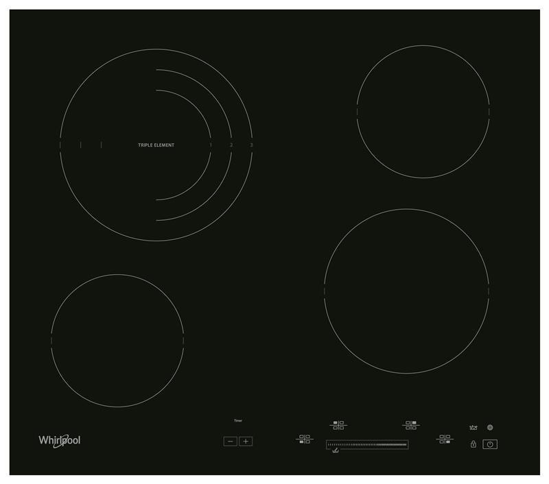 Варочная поверхность Whirlpool AKT8900BA стеклокерамика/4 Hi-Light/сенсорный/черный