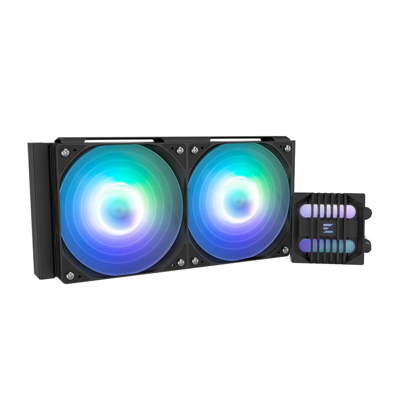Система рідинного оxолодження Zalman Alpha 2SE A24 ARGB, LGA1851, 1700, 1200, 115x, AM5, AM4, TDP 320W, чорний