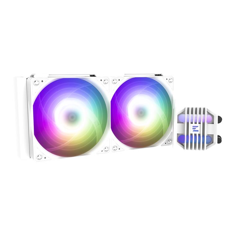 Система рідинного оxолодження Zalman Alpha 2SE A24 ARGB, LGA1851, 1700, 1200, 115x, AM5, AM4, TDP 320W, білий