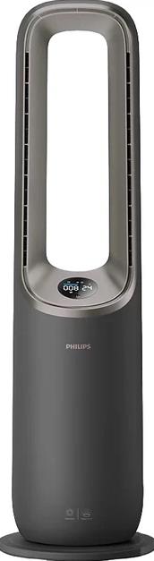 Кліматичний комплекс Philips Air Performer 9000, 48м2, 185м3/год, пульт ДУ, HEPA +вугільний фільтр + попередній, очистка, нагрів, зволоження повітря, сірий