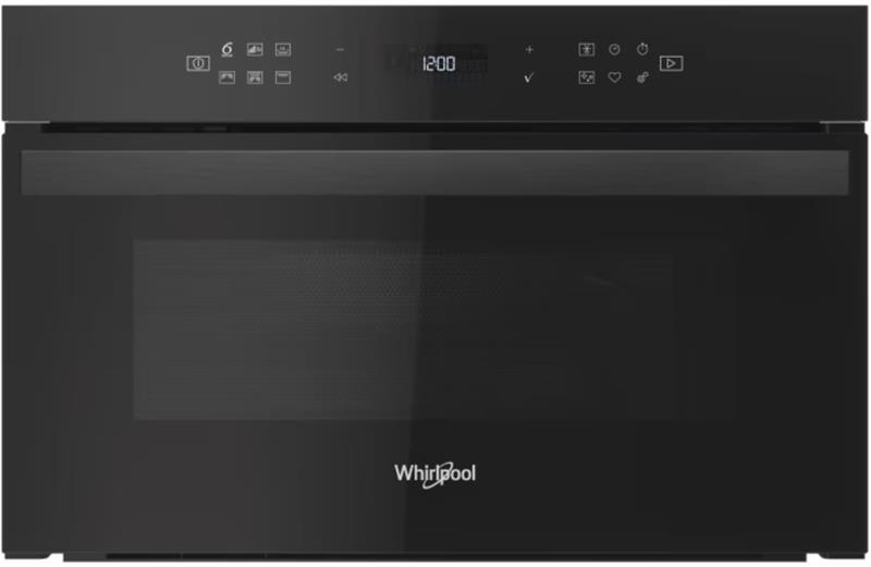 Мікрохвильова піч Whirlpool вбудована, 31л, електронне упр., 1000Вт, гриль, дисплей, чорний
