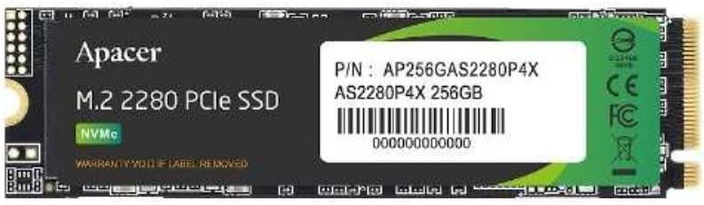 Накопичувач SSD Apacer M.2 256GB PCIe 3.0 P4X
