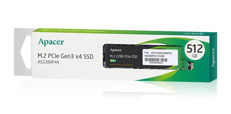 Накопичувач SSD Apacer M.2 512GB PCIe 3.0 P4X