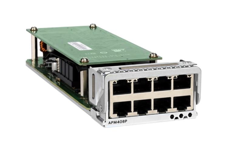 NETGEAR APM408P модуль з портами 8x100M/1G/2.5G/5G/10GBASE-T PoE+ для комутаторів M4300-96X(перші 6 слотів)