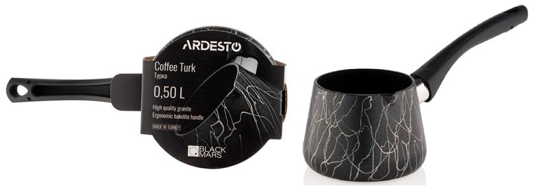 Турка ARDESTO Black Mars, 0.4л, алюміній, бакеліт, чорний