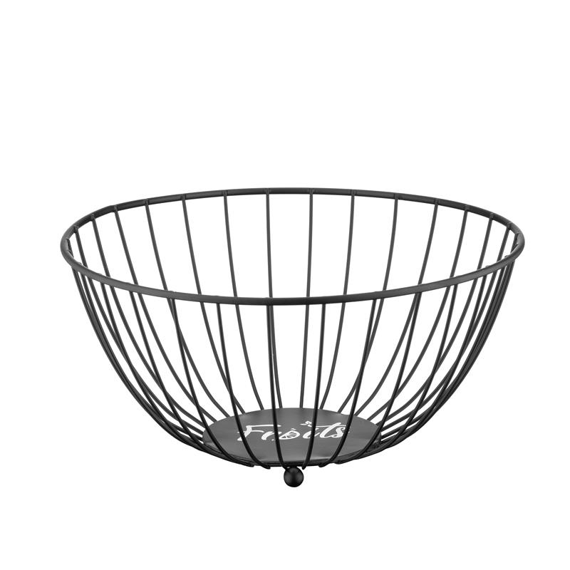 Кошик ARDESTO Midori 28х28х13см, метал, чорний