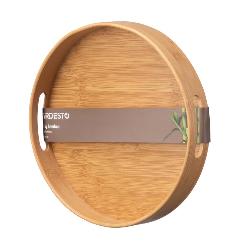 Таця ARDESTO Midori, 30х5см, бамбук, кругла