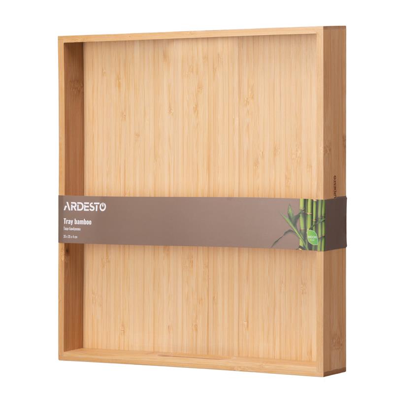 Таця ARDESTO Midori, 35х35х4см, бамбук, квадратна