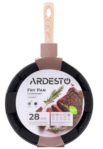 Сковорода глибока ARDESTO Midori, 28см, алюміній, чорний