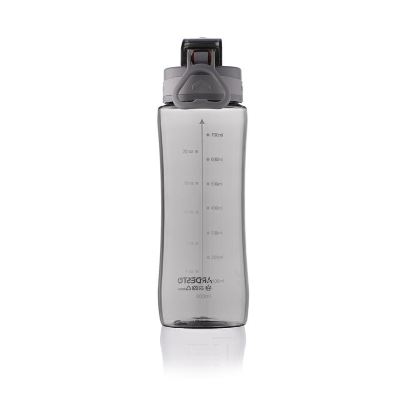 Пляшка для води ARDESTO Purity, 800мл, пластик, сірий