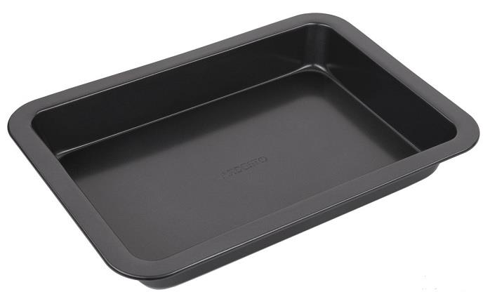 Форма для випікання ARDESTO Gemini, 37.6x27x4.8см, вуглецева сталь, прямокутна, сірий