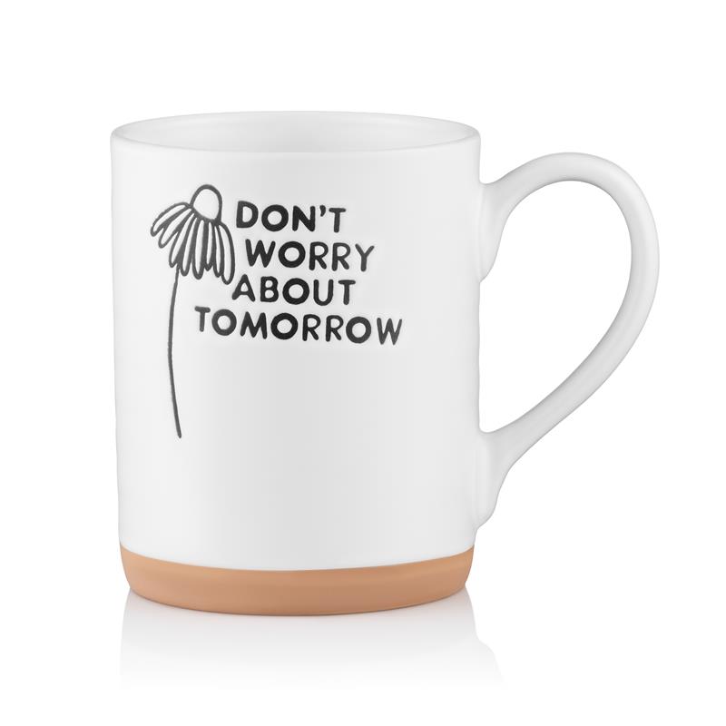 Чашка ARDESTO Don't worry, 535мл, кераміка, білий