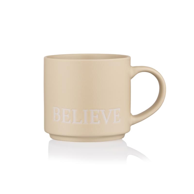 Чашка ARDESTO Believe, 420мл, кераміка, жовтий