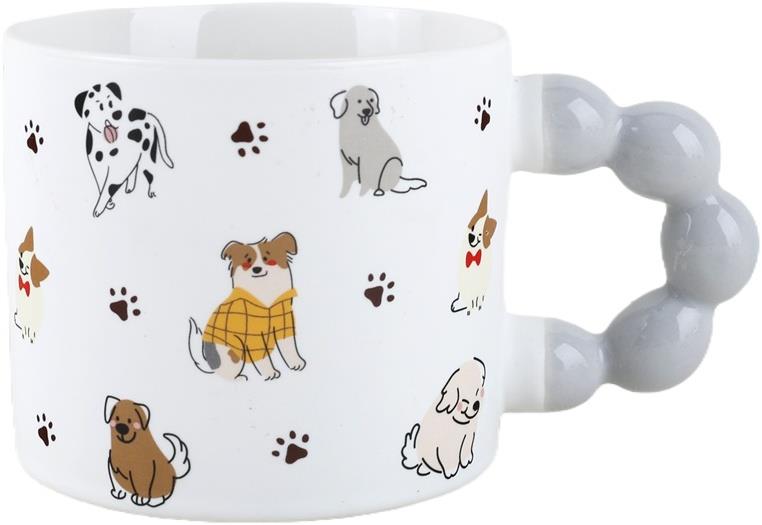Чашка ARDESTO Dogs, 340мл, порцеляна, багатокольоровий
