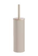 Набір щітка для унітазу з підставкою Ardesto Minimalism 9.5x27.5/38см, метал, поліпропілен, бамбук, бежевий