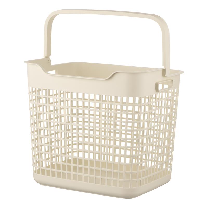 Кошик для білизни ARDESTO 38x29.5x33см, 26л, пластик PP, бежевий