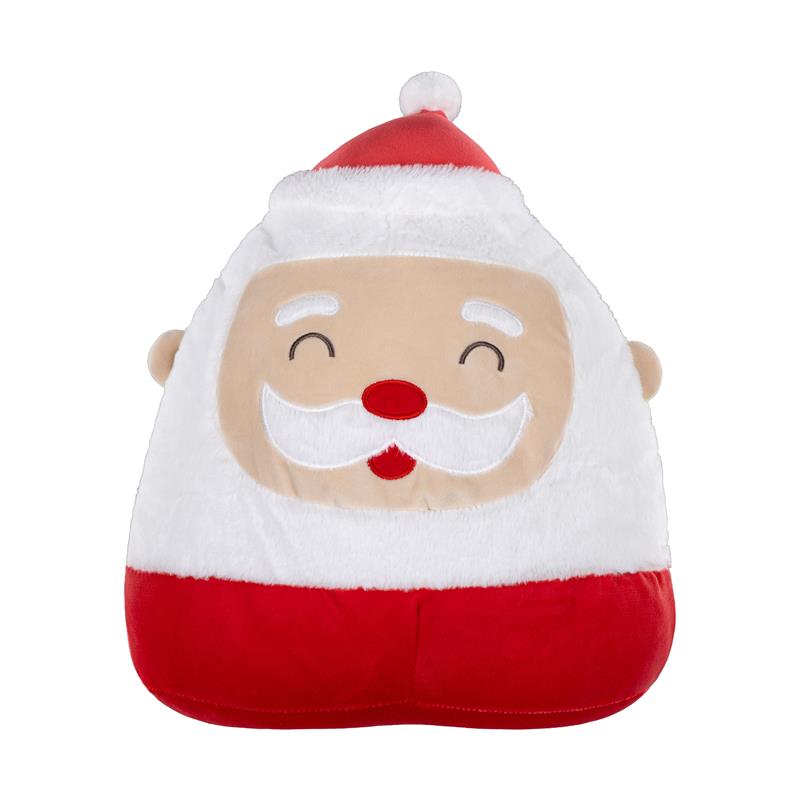 Подушка декор. ARDESTO Christmas Santa 35см, 97% поліестер, 3% спандекс, червоний