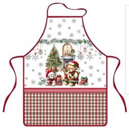 Фартух ARDESTO Christmas Bears 60х80см, 100% поліестер, зелений