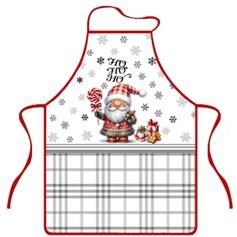 Фартух ARDESTO Christmas Santa 60х80см, 100% поліестер, сірий